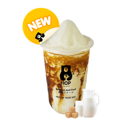 นมสดบราวน์ปั่น