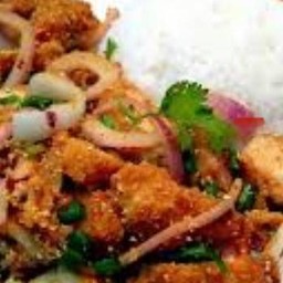 ข้าวยำไก่แซ่บ