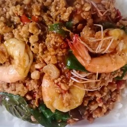 หมูสับ+กุ้ง
