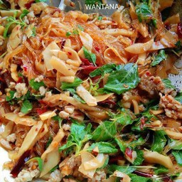 ข้าวกระเพราะวุ้นเส้นหนอไม้ดอง