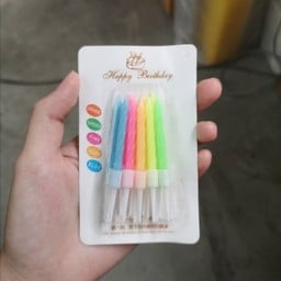 เทียนวันเกิด (คละสี)