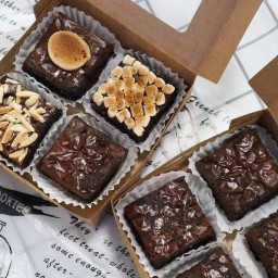 Hatam ขนมบราวนี่ช็อกโกแลตแท้