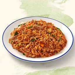 มาม่าผัดขี้เมาหมู