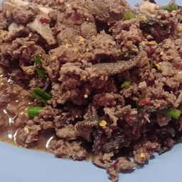 ลาบเนื้อสุก