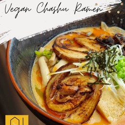 วีแกนชาชูเมนมิโซะซุป