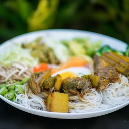 ขนมจีนแกงไตปลา