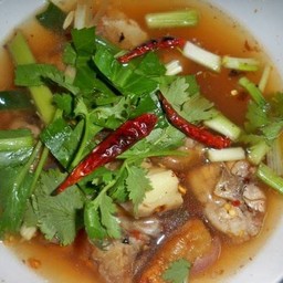 ต้มยำหางหมู