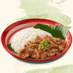 ข้าวไก่ทอดกระเทียม