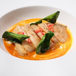 ข้าวซอสพะแนงไก่