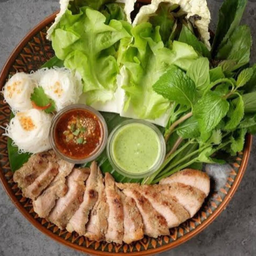 เมี่ยงคอหมูย่าง