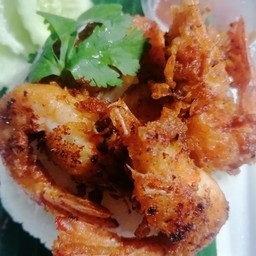 ข้าวสวยกุ้งกรุบกรอบ