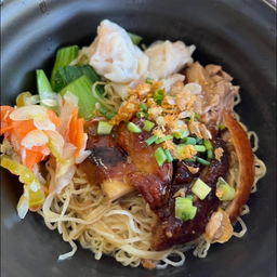 บะหมี่เกี๊ยวกุ้ง+เป็ดย่าง