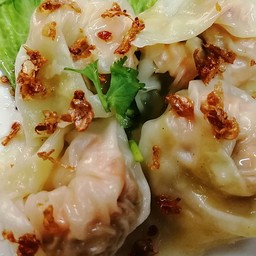 เกี๊ยวกุ้งล้วน(ไม่ใส่หมูแดง)