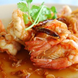 กุ้งทอดซอสมะขาม