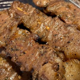 เนื้อย่างโคขุน ท่าอิฐ/ไทรม้า