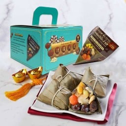 ชุดพรีเมี่ยมบ๊ะจ่างจักรพรรดิ Premium emperor box (4ลูก)แช่เย็น!!!