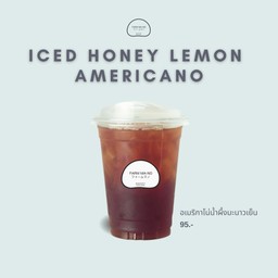 อเมริกาโน่น้ำผึ้งมะนาวเย็น Iced Honey Lemon Americano