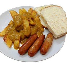 SK Sausage & Chips Curry Sauce and Bread &Butt8