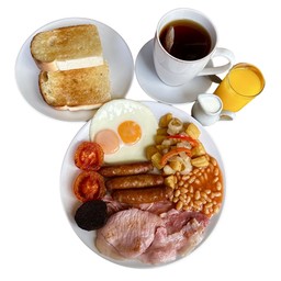 อาหารเช้าสไตล์อังกฤษ ชุดใหญ่