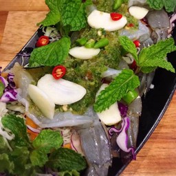 กุ้งแช่น้ำปลา