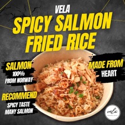 SPICY SALMON FRIED RICE