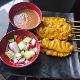 หมูสะเต๊ะ 1 ชุด 10 ไม้