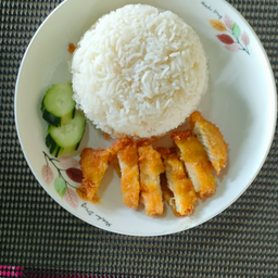 ข้าวไก่ทอด