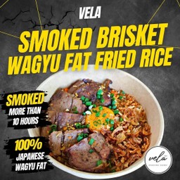 SMOKED BRISKET WAGYU FAT FRIED RICE
