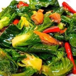 แขนงปลาเค็มราดข้าว