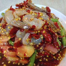 ยำกุ้งสด