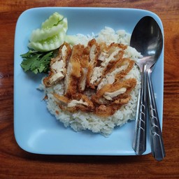 ข้าวหน้าไก่ทอด