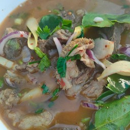 ต้มแซ่บเครื่องในเนื้อ(เปรี้ยว)