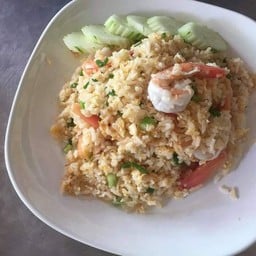ข้าวผัดกุ้งหมูสับ