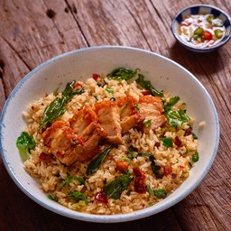 ผัดกะเพรา (คลุกข้าว)