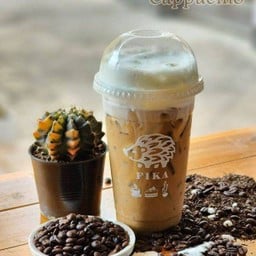 กาแฟคาปูซิโน่เย็น