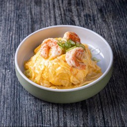 ข้าวหน้าไข่ข้นกุ้ง