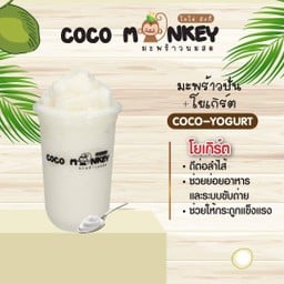 มะพร้าวปั่น+โยเกิร์ต