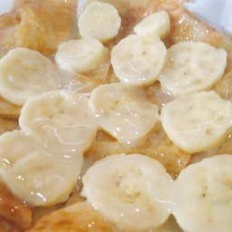 Roti With Banana And Milk