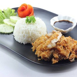 ข้าวไก่ทอด