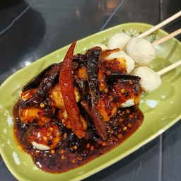 ลูกชิ้นทรงโจร(เผ็ดนรกแตก)