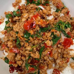 ผัดกะเพราหมูสับ