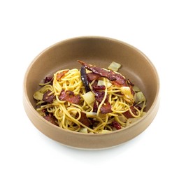 สปาเก็ตตีพริกแห้งเบคอน