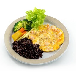 ข้าวไข่ข้นกุ้ง(คลีน)