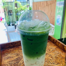 ชาเขียวมะพร้าวนมสด