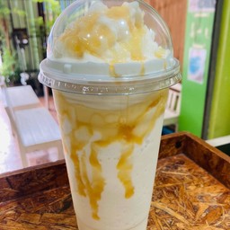 นมหมีคาราเมลปั่น