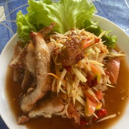 ตำคอหมู่ย่าง