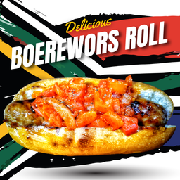 Boerewors roll(แอฟริกันฮอทดอก)