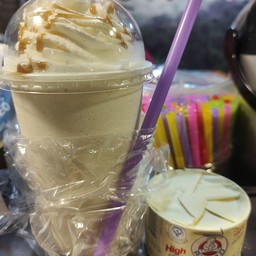 นมหมีปั่น วิปคาราเมล