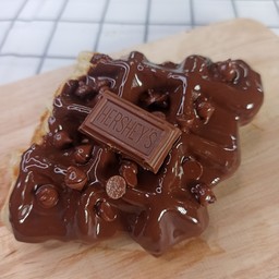 ครอฟเฟิล ดาร์กช็อกโกแลต 70% โรย จาวาชิป 30g