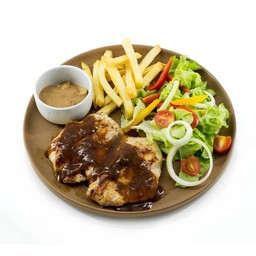 สเต็กไก่พริกไทยดำ